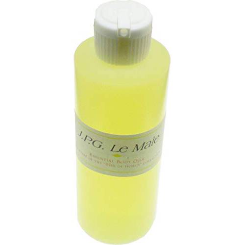 Jean Paul Gaultier: Le Male - Type for Men Cologne Body Oil Fragrance [Flip Cap - HDPE Plastic - Yellow - 4 oz.]