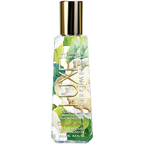 Luxe Perfumery Pura Vida Coconut Mimosa Moisturizing Fragrance Mist, 8 Fl Oz