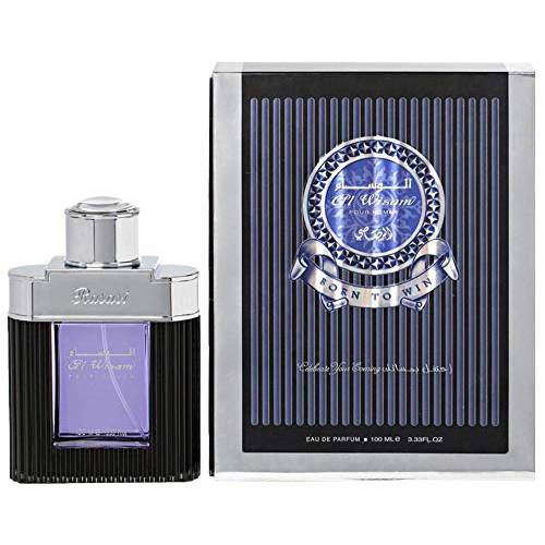 Al Wisam Evening EDP for Men 100ML (3.40 oz) | Rich Oud Fragrance | Warm notes of musk with smooth Sandalwood and fresh rose | Signature Arabian Perfumery | by RASASI Perfumes
