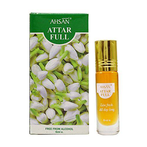 Ahsan Jasmine Fresh Natural Fragrance Perfume Attar Full Live Fresh - 6 ml
