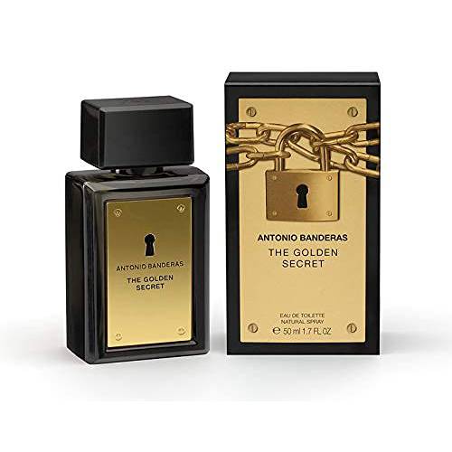 Antonio Banderas Perfumes - The Golden Secret - Eau de Toilette Spray for Men, Daily and Masculine Fragrance with Mint and Apple Liqueur - 1.7 Fl Oz