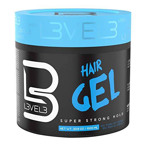 L3 - Hair Gel - Super Strong Hold - Flake Free - Long Lasting Shine - For Men and Women - Level 3 Gel - Add Volume and Texture (250 ML)