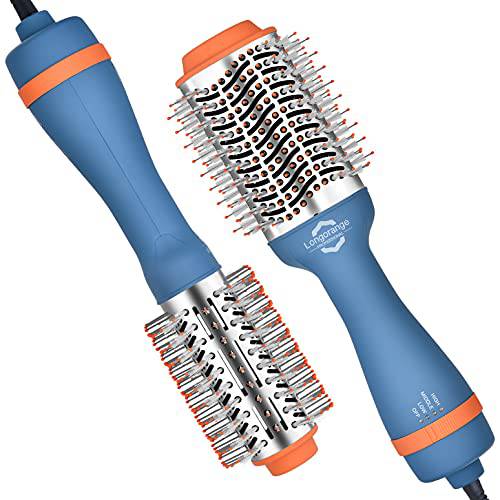 Longorange Pro Styler - Ionic Hair Dryer Brush Blow Dryer Brush in One | Hot Air Brush Styler and Dryer for Women | 3 Inch for Smooth, Frizz-Free Results for All Hair Types | Platinum Limited Edition