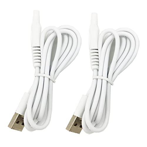 Charger Cord Replacement for Nicwell/Insmart/Nicefeel/Fairywill/Tovendor/Yafex/ Hangsun Water Flosser, Charging Cable 2-Pack