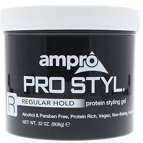 Ampro Pro Styl Regular Hold Protein Styling Gel 32 oz (Pack of 2)