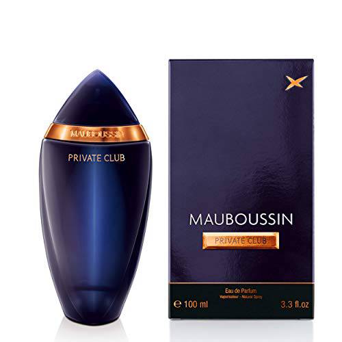 Mauboussin - Private Club 100ml (3.3 Fl Oz) - Eau de Parfum for Men - Woody & Oriental Scents