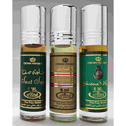 Al-Rehab 6ml Perfume Oils - Bestsellers 25 thru 27 - Saat Safa - Al Fares – Africana