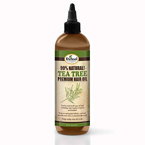 Difeel 99% Natural Premium Hair Oil - Tea Tree Oil 7.78 ounce