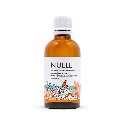 Nuele | Hair Serum | Clean Natural and Organic Heat Protectant | Perfect For Every Hair Type | Clean Beauty | 2 Fl Oz