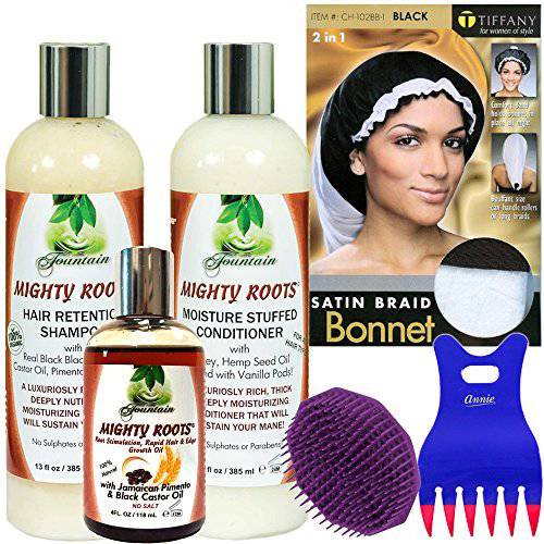 Fountain Mighty Roots Hair Retention System with Jamaican Pimento and Black Castor Oil