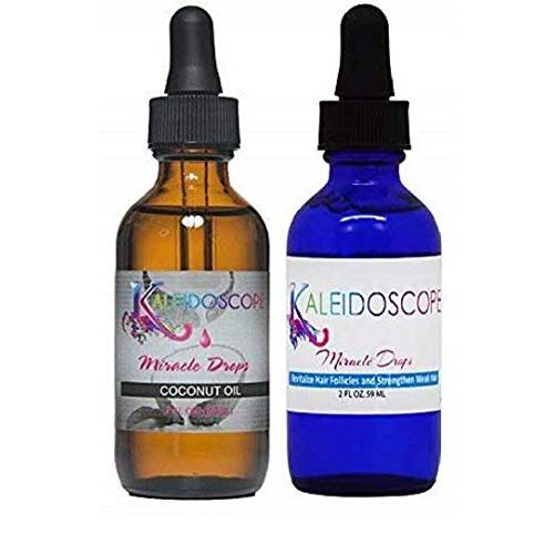 kaleidoscope Miracle Drops 2oz Hair Combo (COCONUT&BLUE)