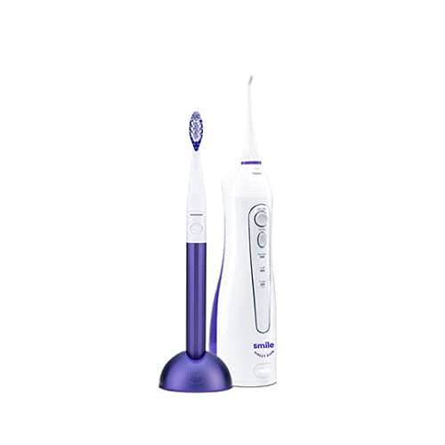 SmileDirectClub Oral Care Power Cleaning Bundle – 1 Electric Toothbrush, 1 Powered Water Flosser