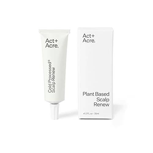 Act+Acre Cold Processed Scalp Renew Treatment with Salicylic Acid and Peppermint - Scalp Exfoliating Mask for Itchy Scalp, Dry and Oily Hair - Plant Based Anti Dandruff Treatment (2.0 Fluid Ounces)