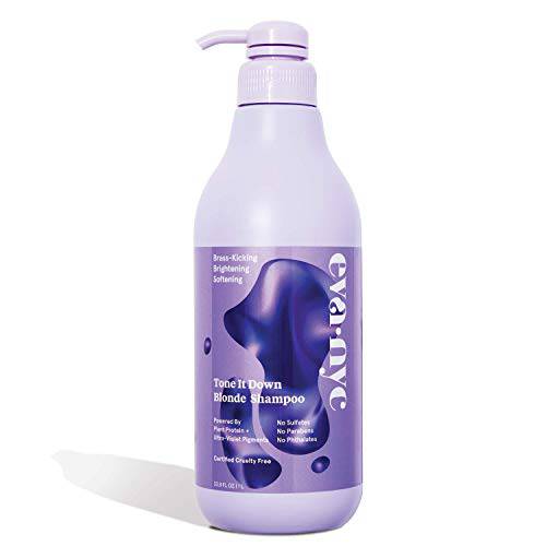 Eva NYC Tone It Down Blonde Shampoo, 1 L
