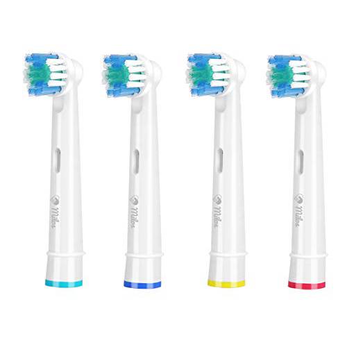 Milos Electric Toothbrush Heads - 4 Pack, Professional Toothbrush Replacement Heads, Compatible with Oral-B Toothbrushes
