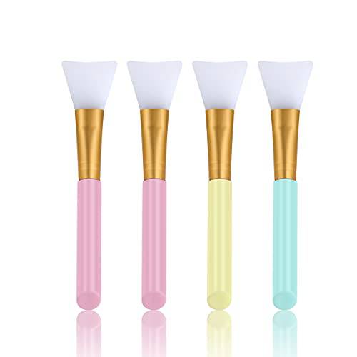 Magic Mask 4PCS Silicone Face Mask Brushes, Soft Silicone Mask Beauty Applicator Tool for Facial Mud Mask, Clay, Body Lotion and Body Butter