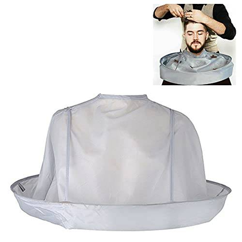 Haircut, cloak, umbrella, With foldable self-adhesive fasteners, A haircut cloak that can be designed for home DIY hairdressers, hairdressing salons and hair stylists