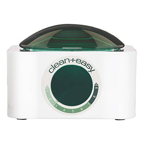 Clean + Easy Deluxe Warmer Only - Thermostatically Controlled Wax Heater with Unique Scraper Preventing Wax Drips for Hygienic Hair Removal Treatment, (120V)