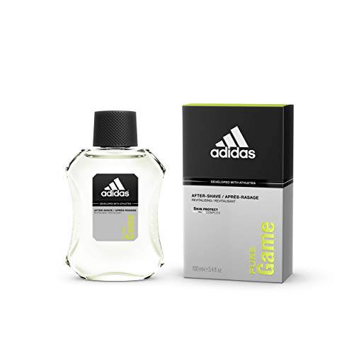 adidas Pure Game Men After Shave by adidas, 3.4 Fl Oz, Multi-color