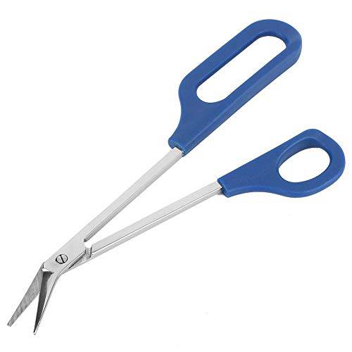 Long Handle Toenail Scissors for Thick Toe Nails Easy Reach Handle Unique Design Ergonomic Stainless Steel Cuticle Scissor