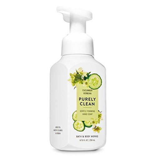 Bath and Body Works Gentle Foaming Hand Soap, 8.75 fl. oz., Cucumber Verbena Purely Clean