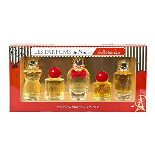 Charrier Parfums - 5 Eaux de Parfum Gift Set - ’Collection Luxe’ - 49.7 ml - Made in Provence, France