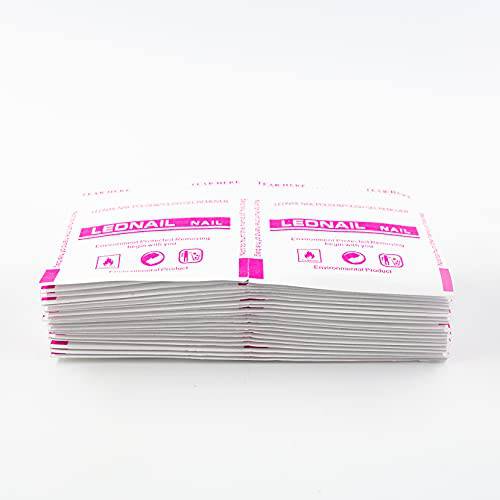 Aerial Nail Box 50 PCS One Step Nail Polish Remover Wipes Non-Toxic Cruelty-Free Soak-off Removal Pads Wrap for Acrylic Nails, Gel Polish, Laser/Cat Eye/Platinum Gel.,50 Count (Pack of 1)