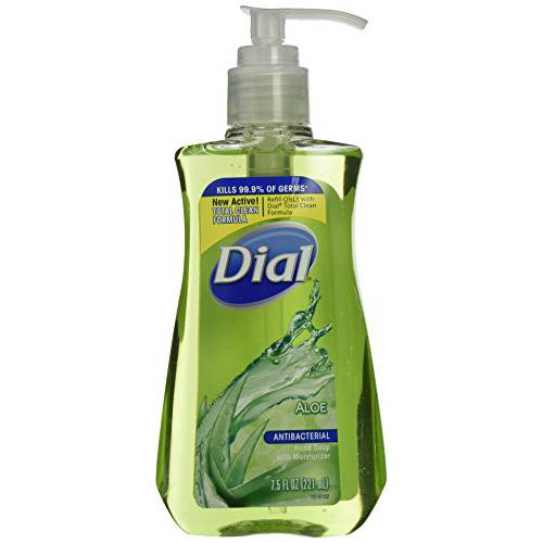 Dial Liquid Soap Aloe Pump 7.5 Oz (Pack of 2)