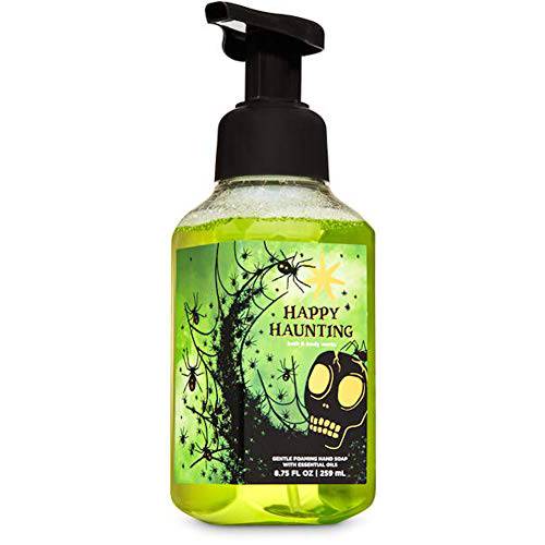 Bath and Body Works White Barn Happy Haunting Foaming Hand Soap 8.75 Ounce Pear Lime and Sea Salt Halloween 2020