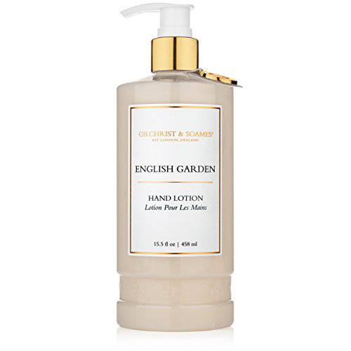 Gilchrist & Soames English Garden Hand Lotion - 15.5oz - Silk Protein, Rose Petals, Zero Parabens, Sulfates, and Phthalates