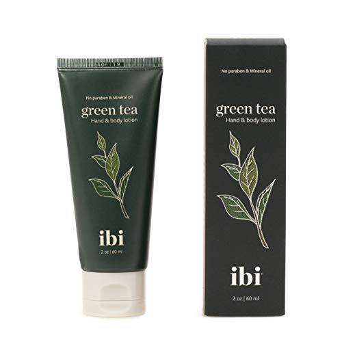 IBI Ultra Hydrating Moisturizing Hand Cream For Dry & Senstive Skin, Green Tea 2.02 Ounce Tube (60ml 1 Pc)