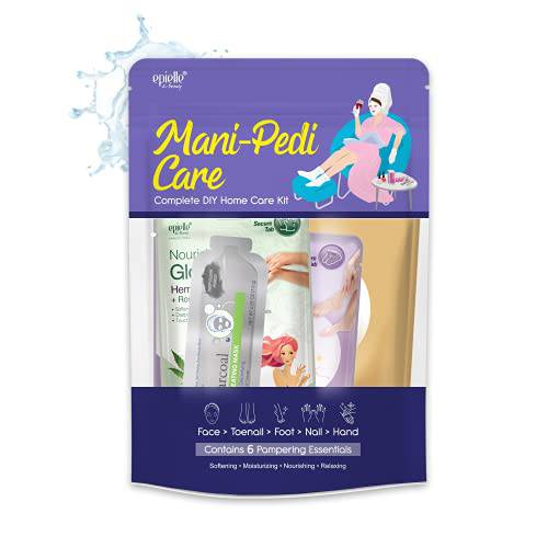 Epielle Skincare Beauty Kit | Korean Beauty | 6 Items Included | Gift set for women Spa Gift for women | (Mani-Pedi Care Kit) STOCKING STUFFERS