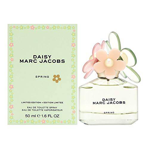 Marc Jacobs Daisy Spring Eau de Toilette Spray Limited Edition for Women, Spicy Fragrance, 1.6 Fl Oz