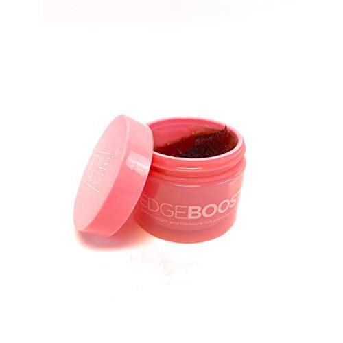 Style Factor Edge Booster Strong Hold Water-Based Pomade - Super Shine & Moisture 3.38oz (PINK SAPPHIRE)