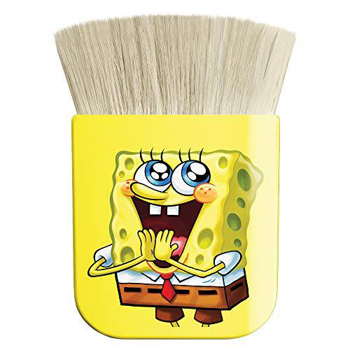 Wet n Wild 1114236, Flat Kabuki Brush Squarepants Makeup Tools Flat Foundation + Highlighter Brush, SpongeBob
