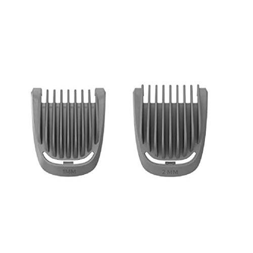 Stubble Clipper Combs Sizes 1mm + 2mm Compatible With Philips Beard Trimmer Shaver