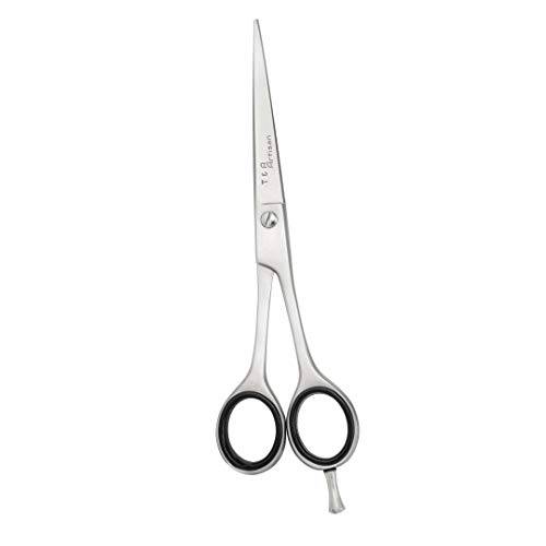 T & A Artisan Professional Barber Scissor 6.5 Inch Long Japanese Steel Shear for Men and Women with Razor Edge Ideal for Hair Cutting and Trimming with Fine Details