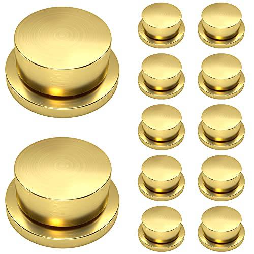 ANCIRS 20 Pack 3D Nail Art Rotary Bearing for Nail Art Designs, Gold Spinning Nail Charm Rotating Kit for DIY Crafting Jewelry Accessories(4x5x2.5mm)