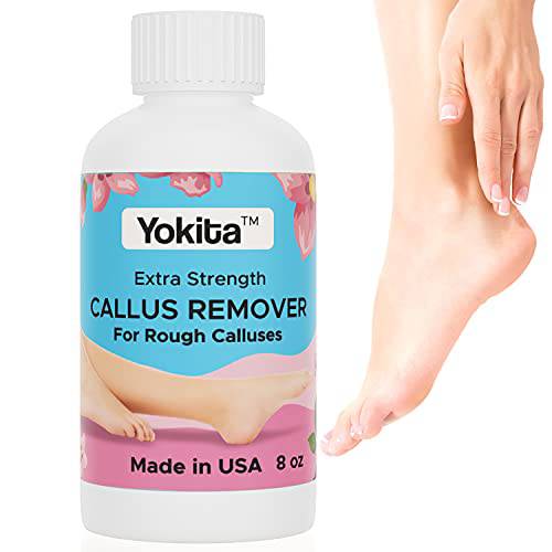 Yokita Professional Callus Remover Gel for Feet Extra Strength, For Rough Calluses (1 Bottle) (8 ounce)