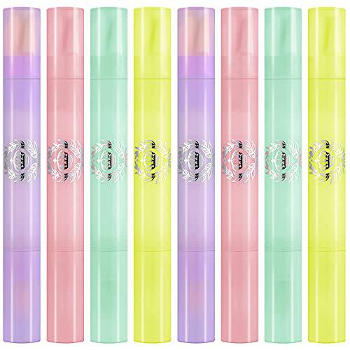 8 Pieces Nail Polish Corrector Pen Makeup Corrector Remover Pen Nail Polish Remover Pen Remover Mistakes Cleaner Nail Edge Cleaning Pen for Nail DIY Design or Salon Use (Green, Yellow, Pink, Purple)