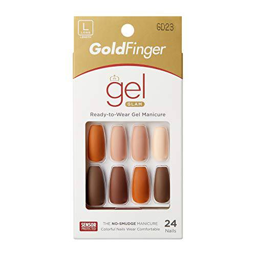 GoldFinger Gel Glam Design Nail (GD23)