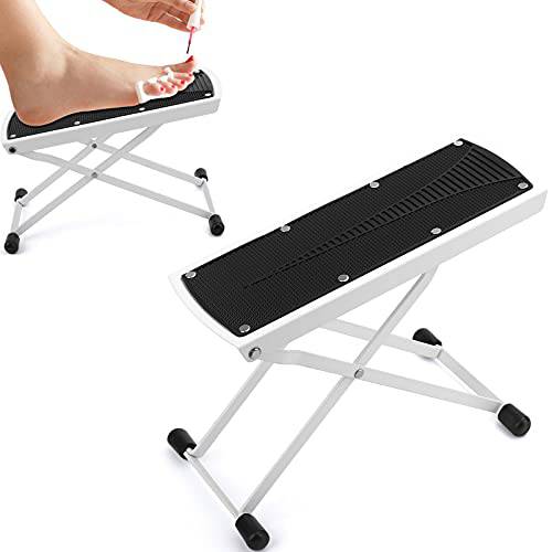 Pedicure Foot Rest, Non-Slip Home Beauty Footrest for Easy-at Home Pedicures, 6 Heights Adjustable Sturdy Manicure Foot Rest Treat Your Feet No More Bending or Stretching