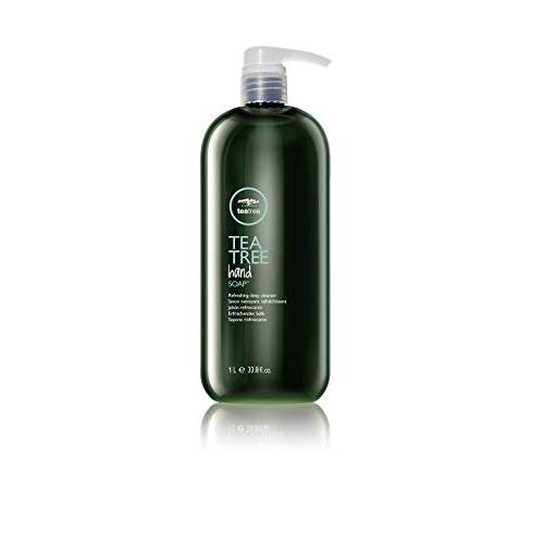 Tea Tree Hand Soap, Liquid Hand Wash with Tea Tree Oil, Deep Cleans + Refreshes