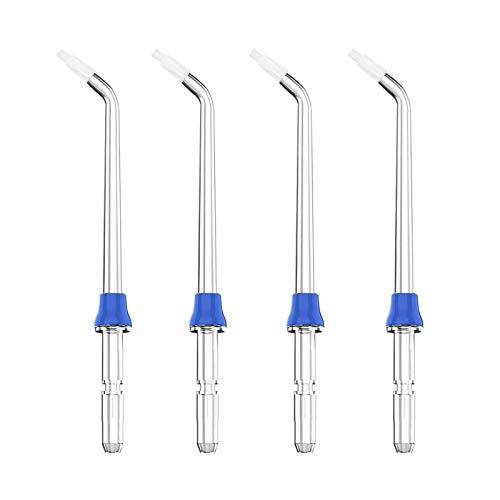 LEZHISNUG (Pack of 4) Replacement Orthodontic Tips Compatible with Waterpik Dental Water Jet, Fit for Waterpik Oral Irrigator Wp100 Wp-450 Wp-250 Wp-300 Wp-660 Wp-900 WP-100