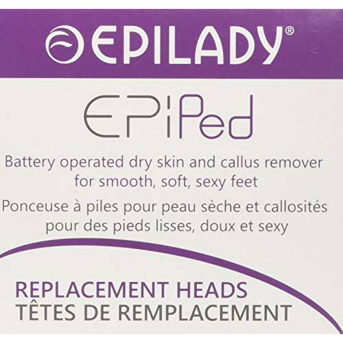 Epilady Callus Remover Replacement Heads, Transparent