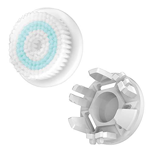 True Glow by Conair Sonic Facial Cleansing Brush Head Replacement, Compatible with Clarisonic devices