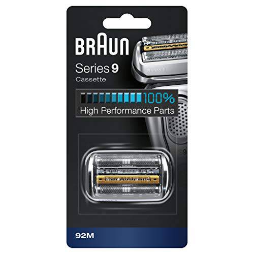 Braun Series 9 92M Electric Shaver Head Replacement - Silver - Compatible with Series 9