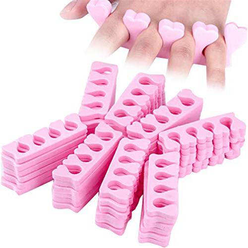 50pcs Soft Foam Sponge Toe Separators Finger Separators Dividers Nail Art Manicure Pedicure Tools