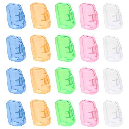Cafurty Toothbrush Covers Head Caps Toothbrush Holder Case Travel Container for Travel Camping Business Trip 5PCS Toothbrush Cover