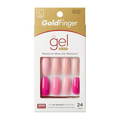 GoldFinger Gel Glam Design Nail (GD22)